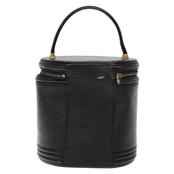 LOUIS VUITTON Epi Cannes Hand Bag Black M48032 LV Auth gh638 - Picture 9 of 15